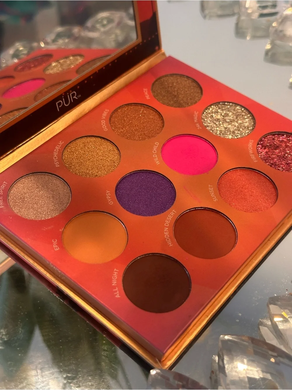 PÜR Festival 12 Shade Eyeshadow Palette NEW NWOB Vegan Cruelty Free Glam Summer
